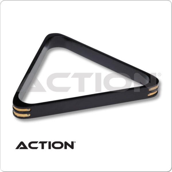 Wooden w/ Brass Corners Triangle Rack - Midnight